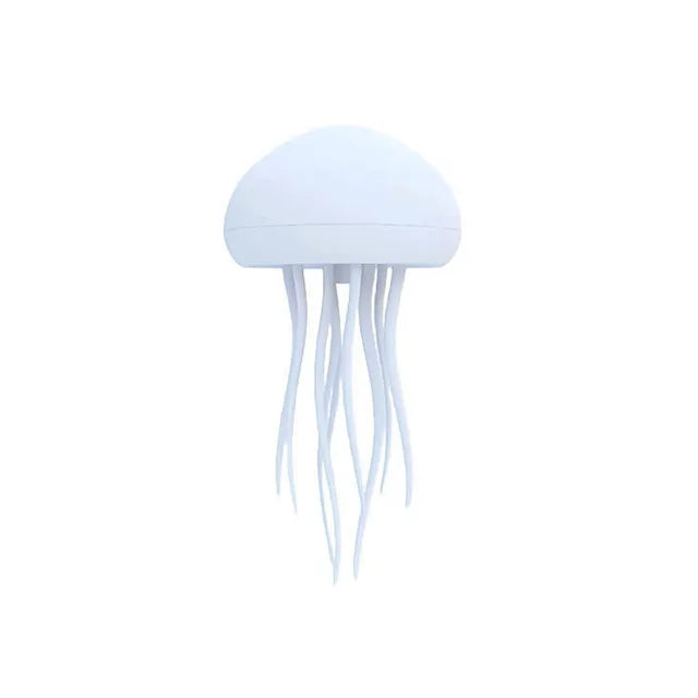 Cartoon Jellyfish Night Light Atmosphere RGB Gradient Cute Jellyfish Bedside Lamp Voice Control Type-C Charging LED Night Lamp